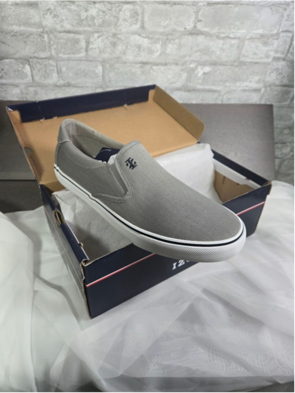 Men's IZOD Gray Slip-On Loafers & Slip-Ons Size 12